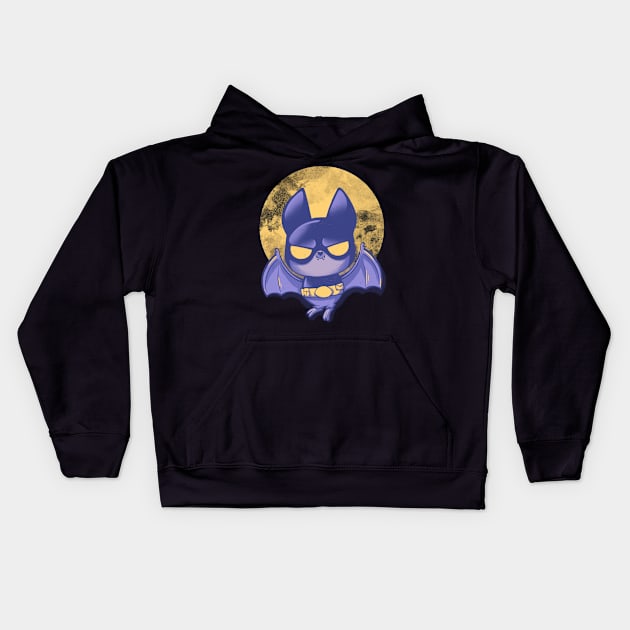 I'm the Night! Kids Hoodie by rikolaa